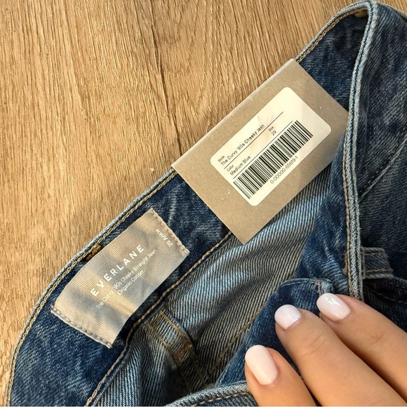 Everlane Women's Straight Leg Jeans - Blue - Picture 3 of 5
